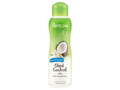 TropiClean Shed Control Lime & Cocoa 355 ml | Šampon proti línání pro psy a kočky