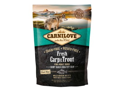Carnilove Fresh Carp & Trout Adult 1,5kg | Bezobilné krmivo pro psy