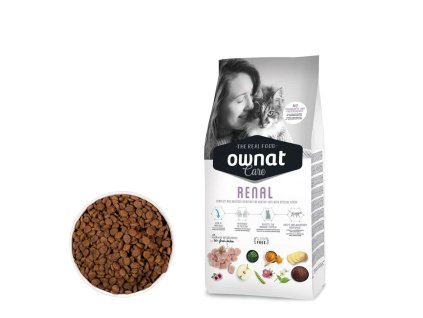 OWNAT Care Cat Renal 3 kg | Krmivo pro kočky s nemocnými ledvinami