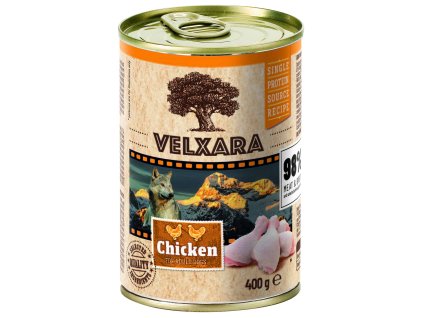 Velxara Paté Dog Adult Chicken 400 g | Monoprotein kuřecí