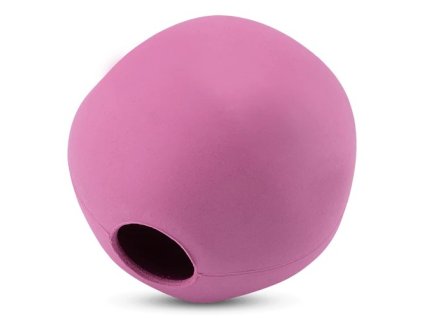 Beco Ball L EKO pink | Kaučukový míček na pamlsky pro psy