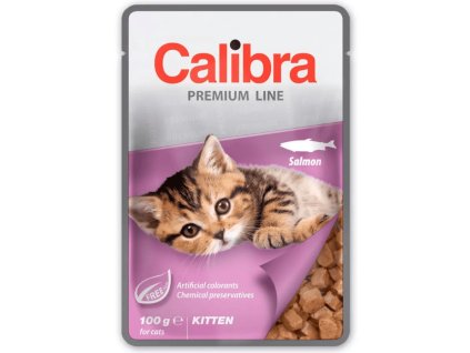 Calibra Premium kapsička Losos pro koťata 100 g