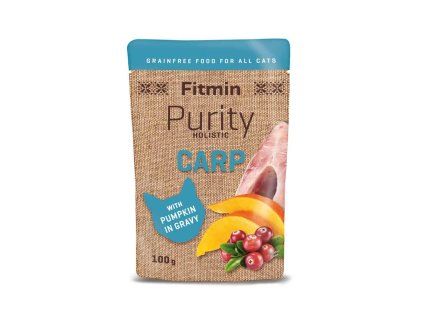 Fitmin cat Purity kapr s dýní kapsa 100g