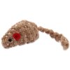 Magic Cat myš žinylková s catnip mix 10cm hnědá
