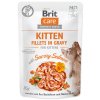 BRIT Care Cat Kitten Fillets in Gravy with Savory Salmon 85g