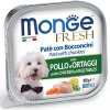 MONGE FRESH paštika a kousky s kuřetem a zeleninou 100g