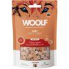 Woolf Soft Cubes Beef polovlhké hovězí pamlsky pro psy 100 g
