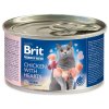 Brit Premium Cat by Nature Chicken & Hearts 200 g | Konzerva pro kočky