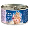 Brit Premium by Nature Cat Turkey with Liver 200 g | Konzerva pro kočky