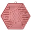 Podložka EPIC PET Lick & Snack lízací hexagon světle růžový 17 x 15cm