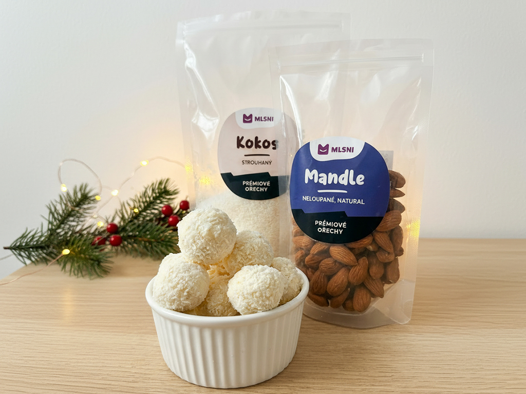 Vánoční cukroví bez výčitek - Zdravé Raffaello kuličky 🥥🎄