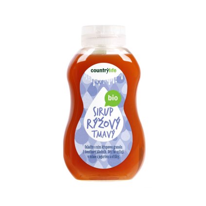 country life ryzovy sirup tmavy bio