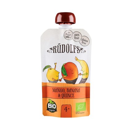 rudolfs bio kapsicka mango banan a kdoule 110 g