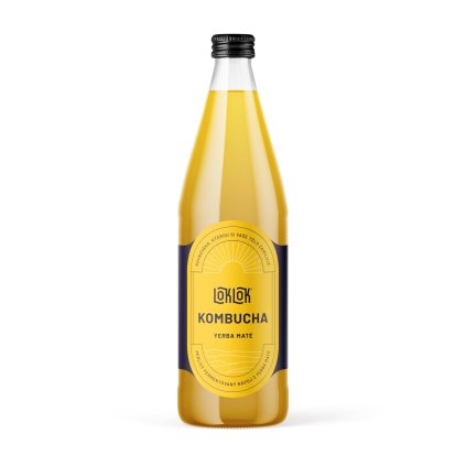 loklok kombucha yerba mate sklo 330