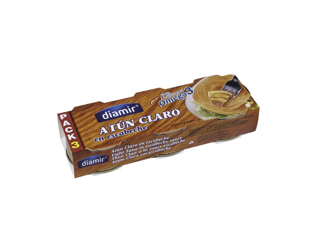 Tuniak svetlý v omáčke escabeche 3 x 80 g