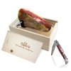 MINI JAMON SERRANO RESERVA V DÁRKOVÉ DŘEVĚNÉ KAZETĚ 14  MĚSÍCŮ ZRÁNÍ