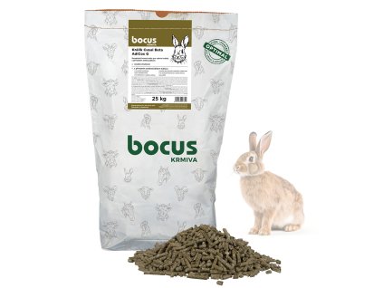 Bocus Cusal Beta Adicox kompletní krmivo pro králíky Hmotnost: 25 kg (Hmotnost 25 kg)