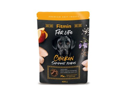 Fitmin For Life Chicken Flakes pamlsek pro psy 400 g (Hmotnost < 1 kg)