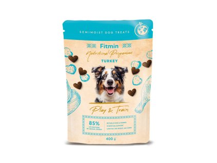 Fitmin NP Play and Train Turkey výcvikový pamlsek 400 g (Hmotnost < 1 kg)