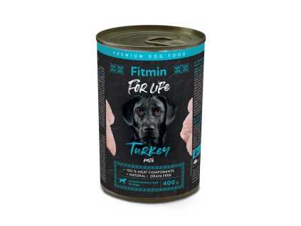 Fitmin For Life Krůtí konzerva pro psy 400 g (Hmotnost < 1 kg)