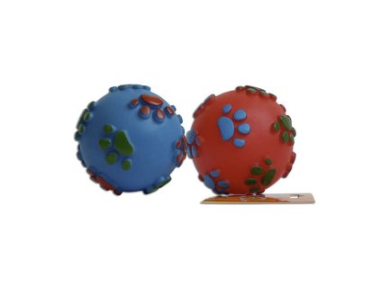 Hračka pro psy Míček s tlapkami (Hmotnost < 1 kg)