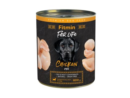 Fitmin For Life Kuřecí konzerva pro psy 800 g (Hmotnost < 1 kg)