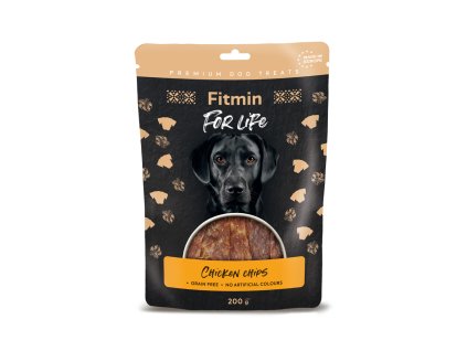Fitmin For Life Kuřecí chipsy pamlsky pro psy 200 g (Hmotnost < 1 kg)
