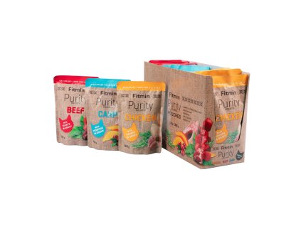 Fitmin Purity Multipack kapsiček pro kočky 12 ks x 100 g (Hmotnost 1 – 5 kg)