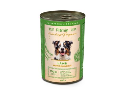 Fitmin NP Konzerva jehněčí pro psy 400 g (Hmotnost < 1 kg)
