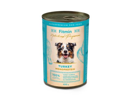 Fitmin NP Konzerva krůtí pro psy a štěňata 400 g (Hmotnost < 1 kg)