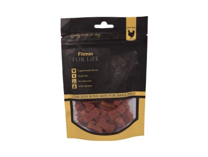 Fitmin For Life Kuřecí mini kostička pochoutka pro psy 70 g (Hmotnost < 1 kg)