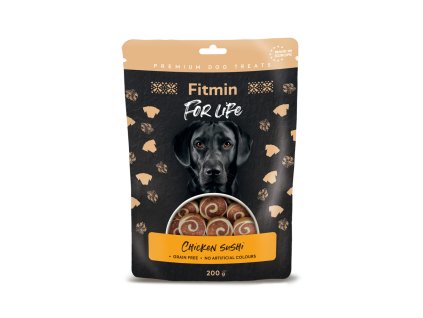 Fitmin For Life Kuřecí sushi pamlsek pro psy 200 g (Hmotnost < 1 kg)