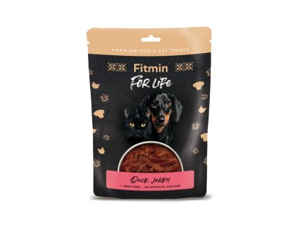 Fitmin For Life Jerky kachní pochoutka pro psy a kočky 70 g (Hmotnost < 1 kg)
