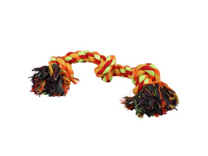 Hračka pro psy Bavlněný uzel tříbarevný (Hmotnost < 1 kg)