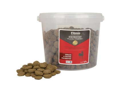 Fitmin Kroketky jablko+vit.C pochoutka pro koně 1,2 kg (Hmotnost 1 – 5 kg)