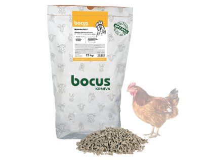 Nosnice N2 kompletní krmivo pro nosnice 25 kg Bocus