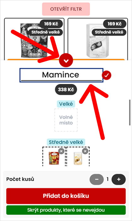 Vlastní dárkový box Mlsný Mix