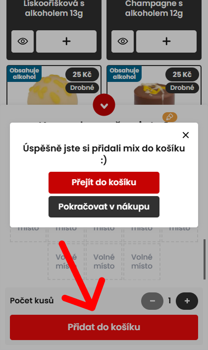 Vlastní dárkový box Mlsný Mix