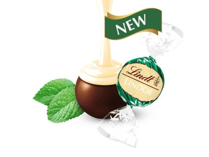 dark mint lindor truffle pour