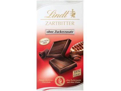lindt zartbitter ohne zuckerzusatz 100g