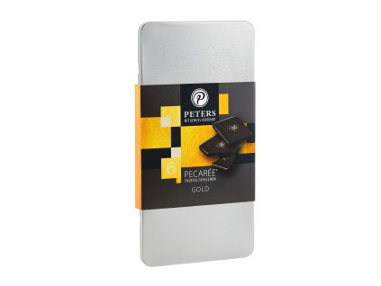 1507 Peters Pralinen Verpackung Pecaree Gold Frontal 2500px 300ppi