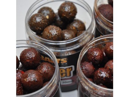 Dipované boilies Mikbaits Gangster 250ml (Příchutě G2 Krab Ančovička Asa 16mm)