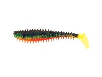 30305 fox rage spikey shad 12cm fire tiger