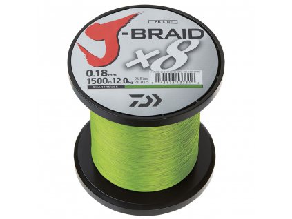 Daiwa J Braid x8 Charttreuse 1