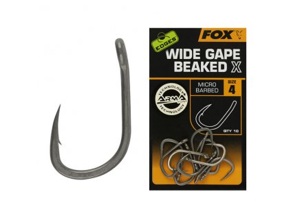 fox wide gape beaked x