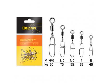 Karabinka Delphin Crosslock B 04