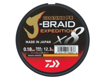 Daiwa J Braid Expedition Orange