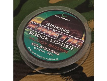 Gardner Splétaná šňůra Kinetic Shock Leader 50m, 50lb (22,7kg) 0.37mm
