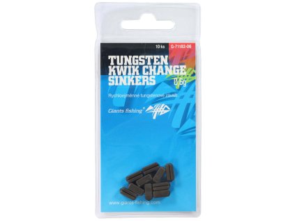 Giants fishing Rychlovýměnná těžítka Tungsten Kwik Change Sinkers 10ks (Varianta 0,4g)