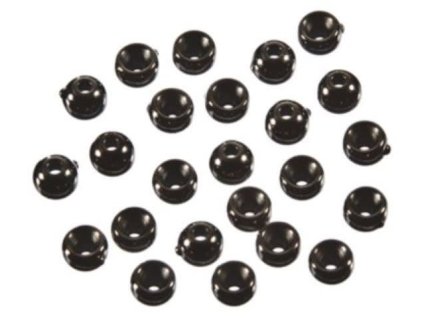 Giants fishing Hlavička černá - beads black 100ks (Varianta 2.3mm)